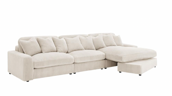 Jadson Sectional, 4 piece, Light Beige