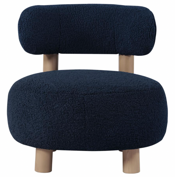 Zan Accent Chair, Navy