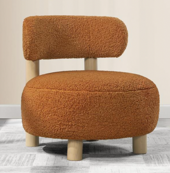 Zan Accent Chair, Amber