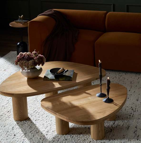 Lyra Oak Nesting Tables