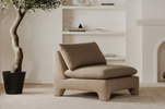 Harper Lounge Chair, Leather