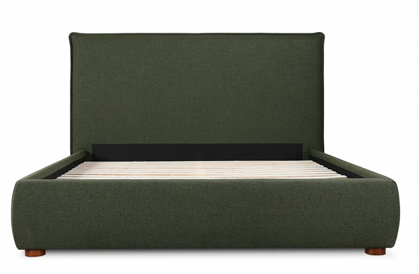 Luzo Queen Storage Bed, Forest Green