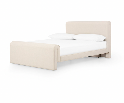 Sophie Queen Bed, Cream