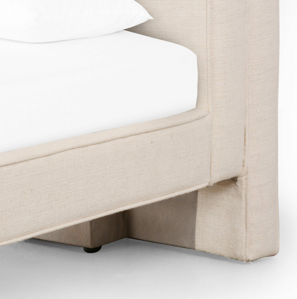 Sophie Queen Bed, Cream