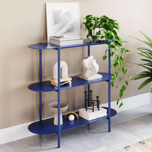 Tres Tiered Shelf, Blue