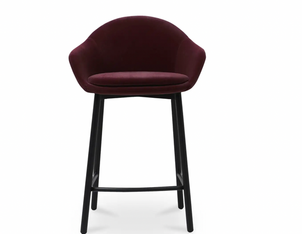 Velvet Wine Counter Stool