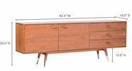 Jonas Media Console 83"