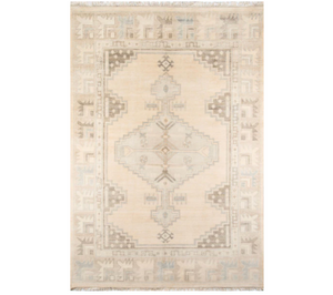 Beige Aztec Rug 7'9" x 9'9"