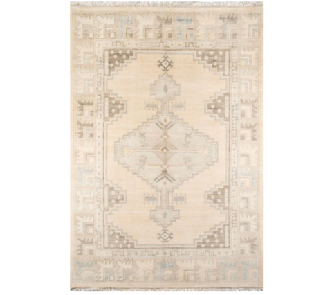 Beige Aztec Rug 7'9" x 9'9"