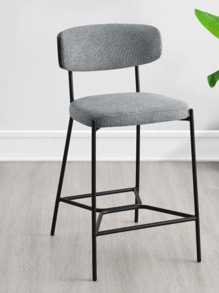 Eidson Light Grey Counter Stool (set of 2)