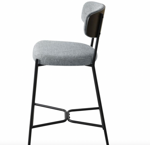 Eidson Light Grey Counter Stool (set of 2)