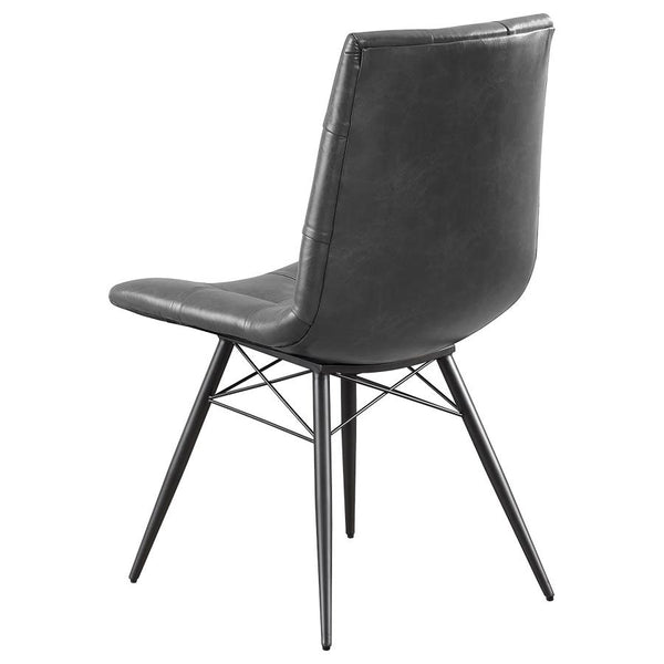 Charcoal Tufted Dining Chairs (Set of 4)