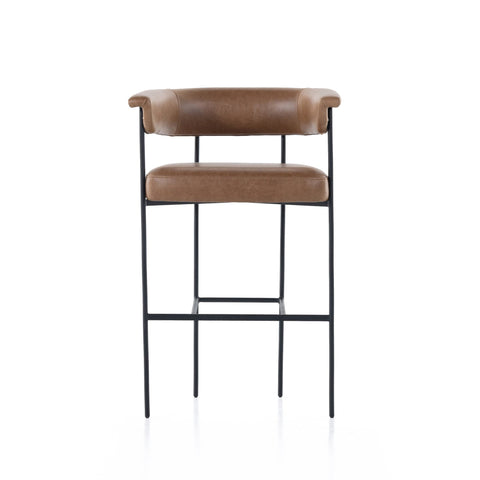 Leather Carrie Counter Stool