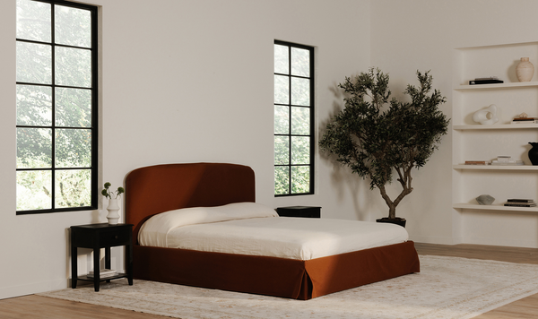 Jackie King Storage Bed Rust