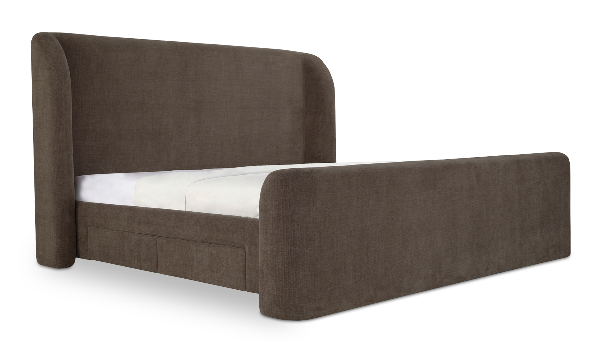 Joey Queen Storage Bed Brown