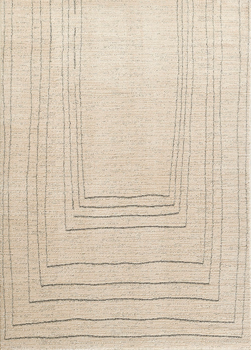 Nuru Rug - Beige 5 x 7 "