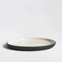Handmade Stoneware Ceramic Kitchen Set, Steel Gray