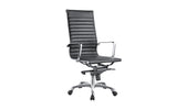 Mila office chair - High black, vegan leather