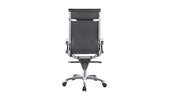Mila office chair - High black, vegan leather
