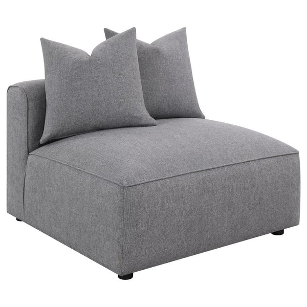 12 Month Rental Plan | Jenna 4 Piece Sectional, Grey | From $187/mo