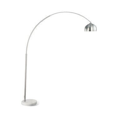 12 Month Rental Plan | Chrome Arch Floor Lamp | From $18/mo