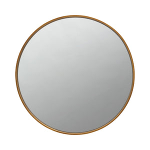 Round Brass Mirror 40"