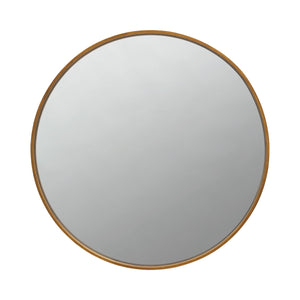 6 Month Rental | Round Brass Mirror 40" | From $66/mo