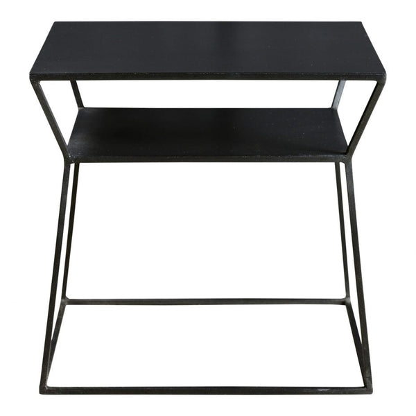 6 Month Rental | Matte-Black Side Table | From $40/mo