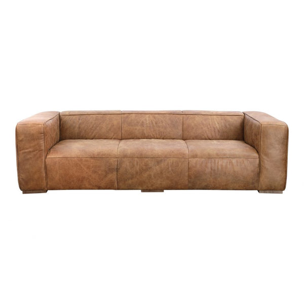 Bolton Leather Sofa, Brown