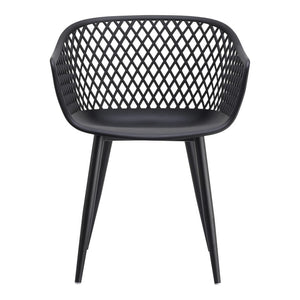 12 Month Rental | 2 x Piazza Outdoor Chairs, Black | From $22/mo