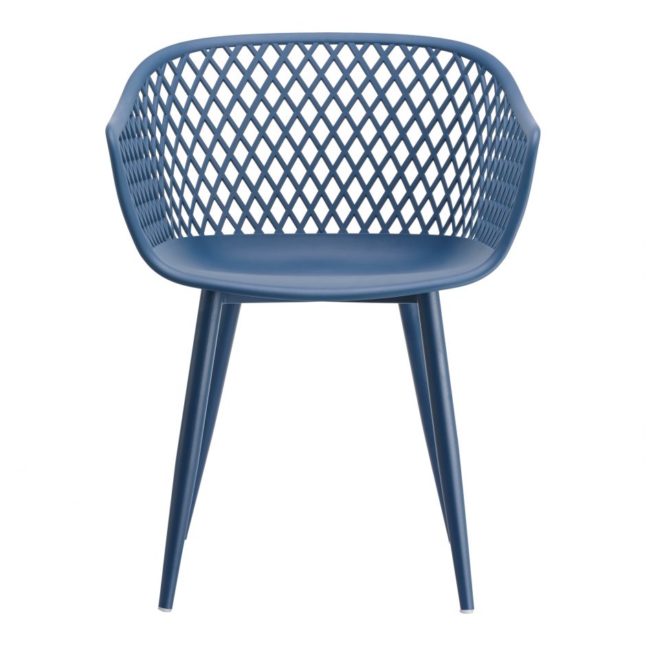 2 x Piazza Outdoor Chairs, Blue