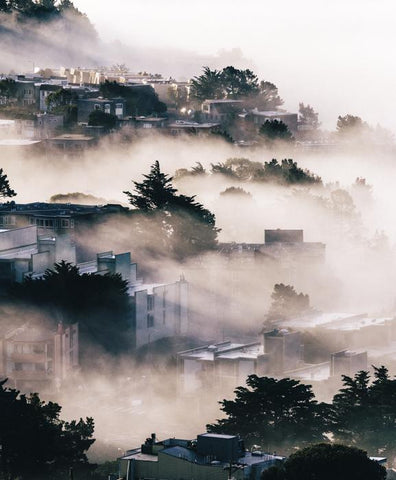 Twin Peaks. Taken by SF based photographer Joe Keefe Available in L, XL and Grand. 
