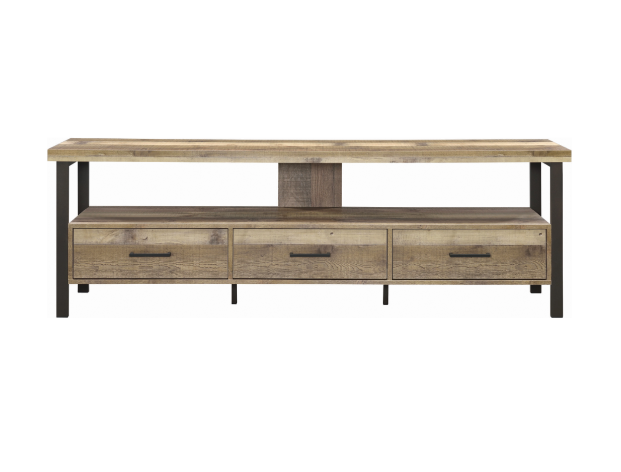 Weathered Pine TV Console