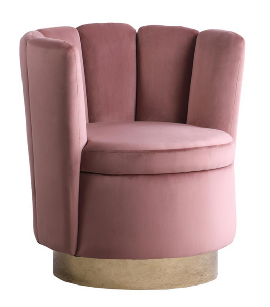 Velvet Clam Swivel Chair