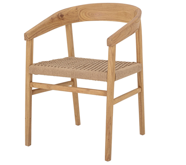 Oak and Weave Dining Chair