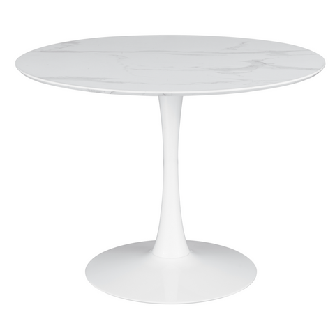 12 Month Rental Plan | 40" Faux Marble Dining Table | From $45/mo