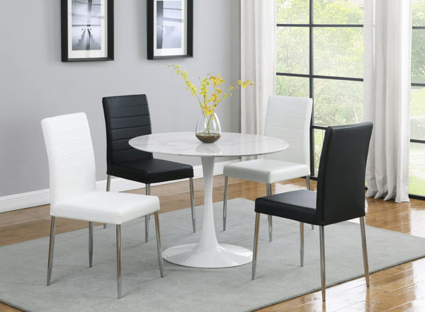 6 Month Rental Plan | 40" Faux Marble Dining Table | From $75/mo