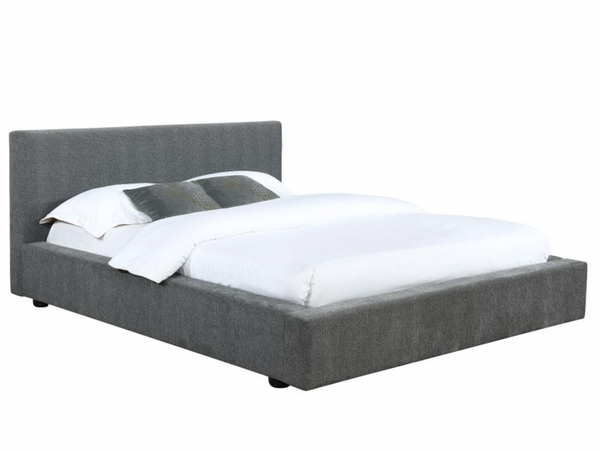 Macy Eastern King Sized Bed, Grey