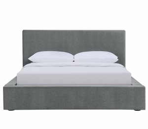 Macy Eastern King Sized Bed, Grey