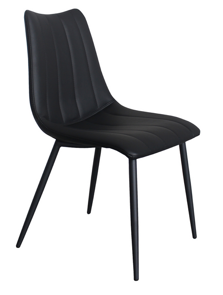 Rocky Dining Chair, Black (Set of 2)