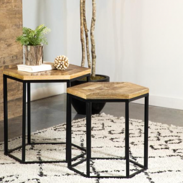 12 Month Rental Plan | Hexagon Nesting Coffee Tables | From $64/mo