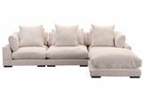 Tumble Modular Sectional, Sandy Beige