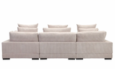 Tumble Modular Sectional, Sandy Beige