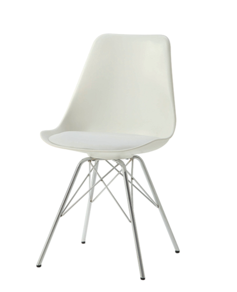 12 month Rental Plan | White Hardford Chair | From $12/mo