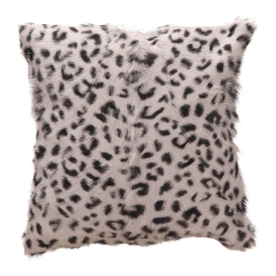 Spotted Goat Fur Pillow