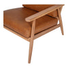 Harper Lounge Chair, Leather