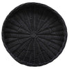 Hand-Woven Black Rattan Table