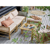 Bamboo Indoor/Outdoor 3 piece sofa