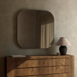 Gisborne mirror Rustic Black