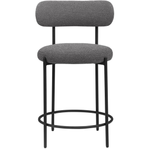 King Counter Stool (Set of 2) Grey